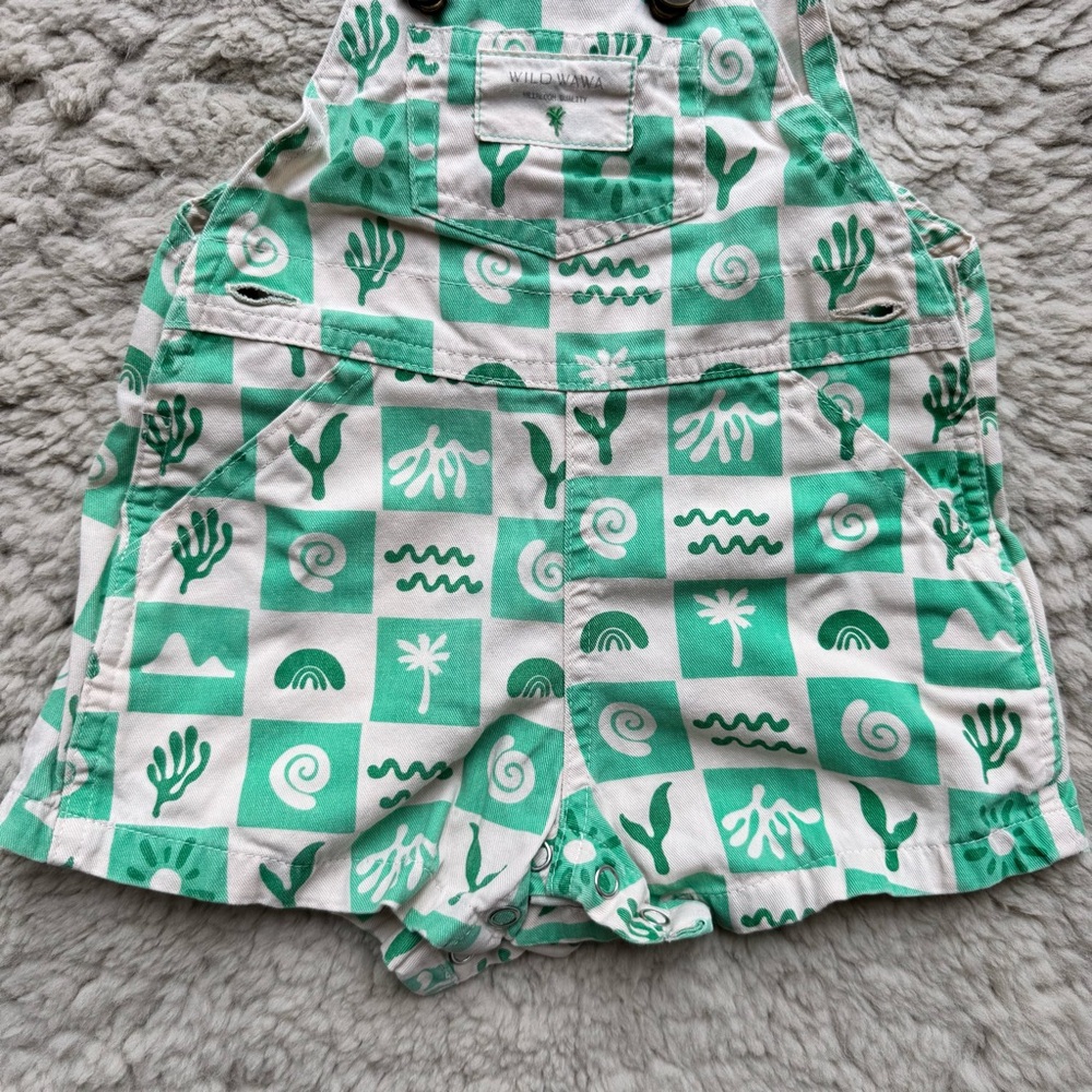 Wild Wawa Overalls Shorts - Picture 3 of 8